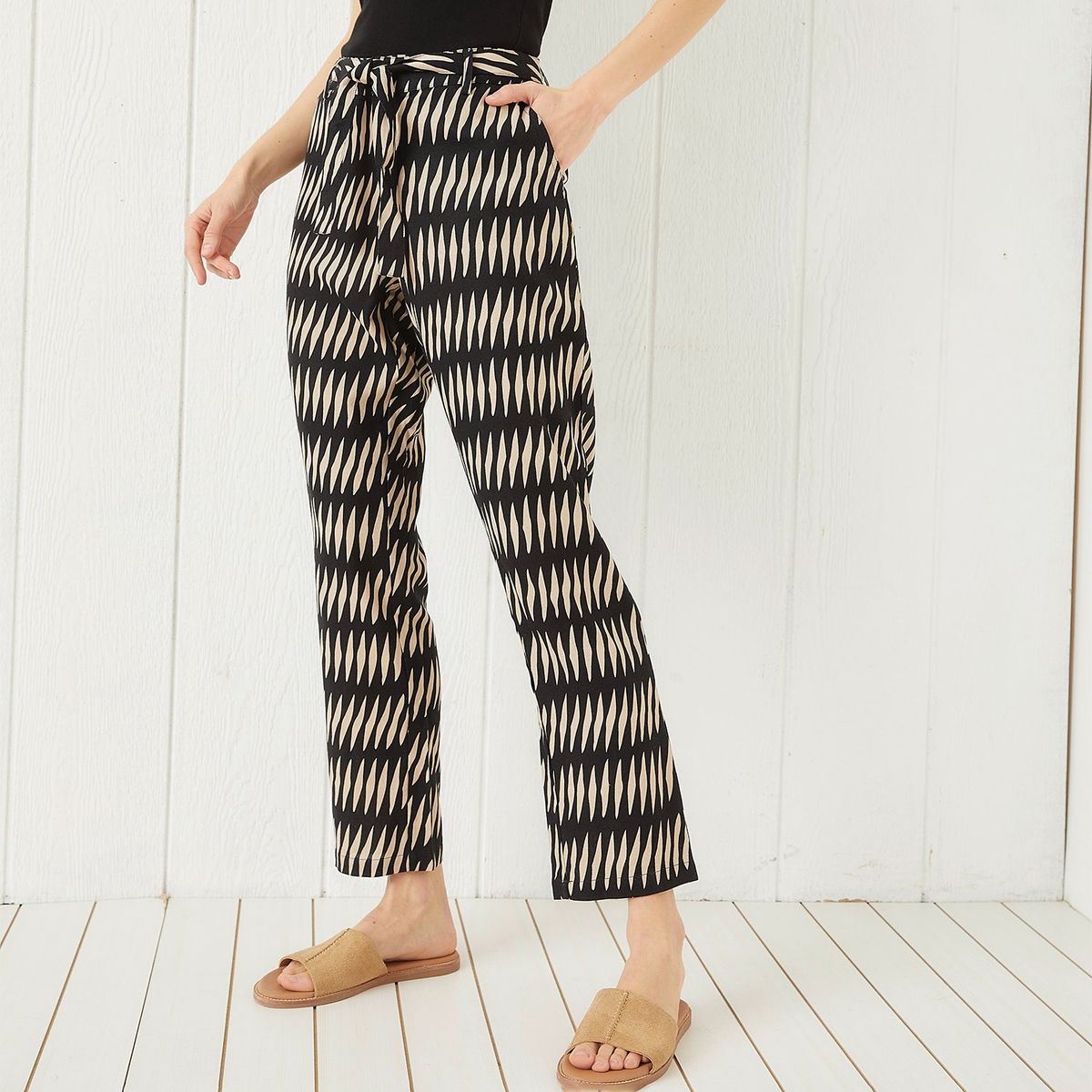 UNIVERSITY CLUB - Pantalón University Club Cintura Con Lazo