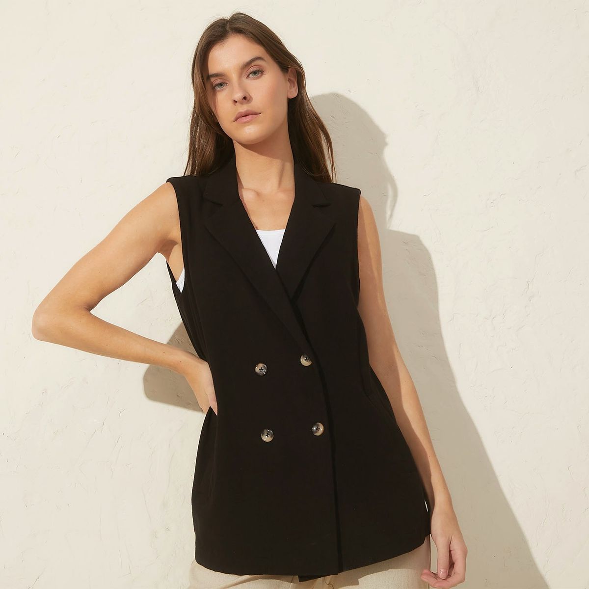 UNIVERSITY CLUB - Chaleco Casual Mujer University Club