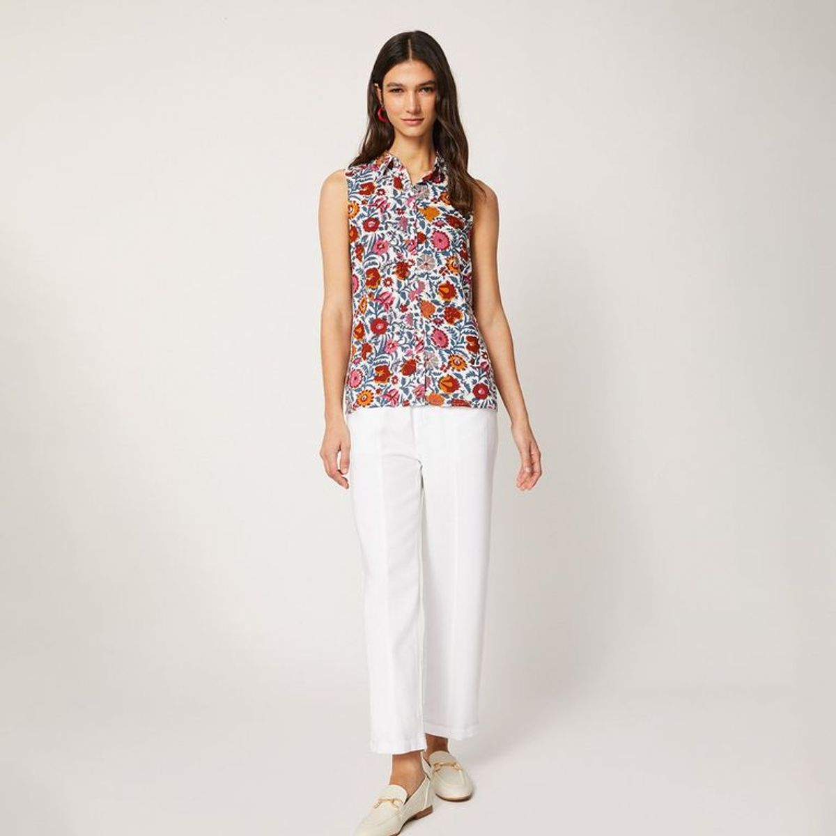 UNIVERSITY CLUB - Blusa Sin Mangas Casual Mujer University Club