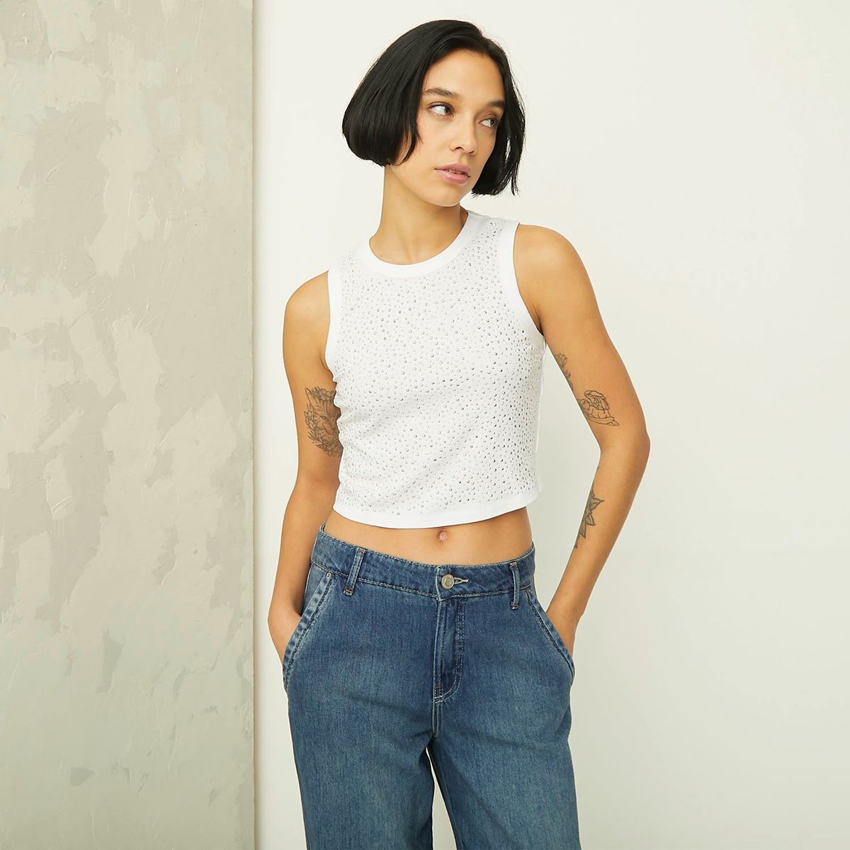 DENIMLAB - Top Casual Mujer Denimlab