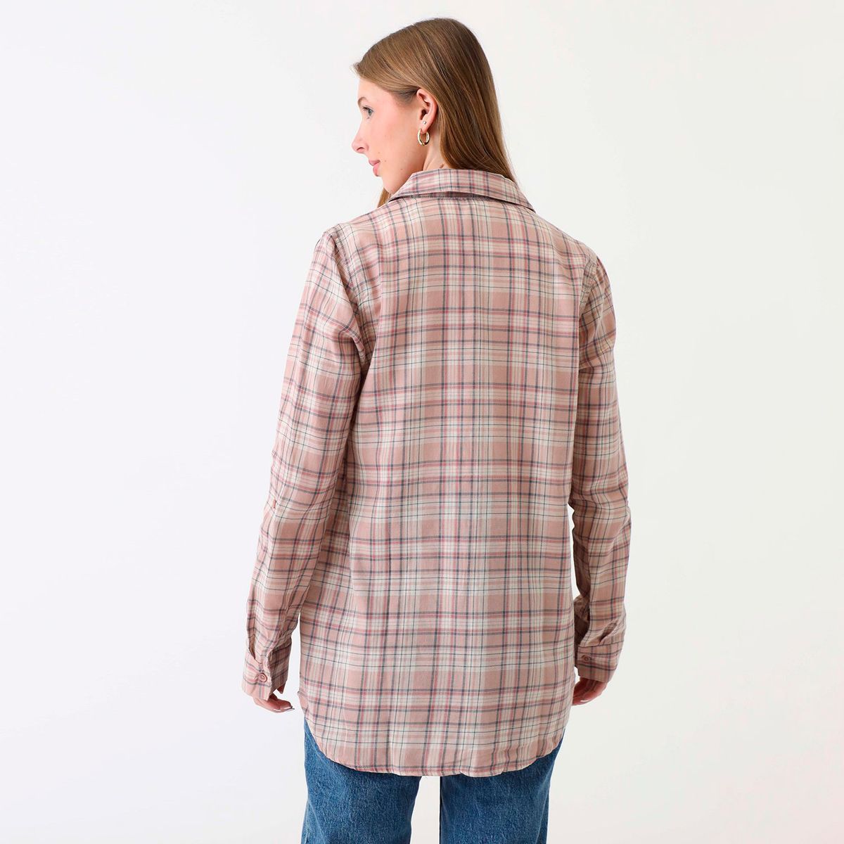 SYBILLA - Blusa 100% Algodón Manga Larga Mujer Sybilla