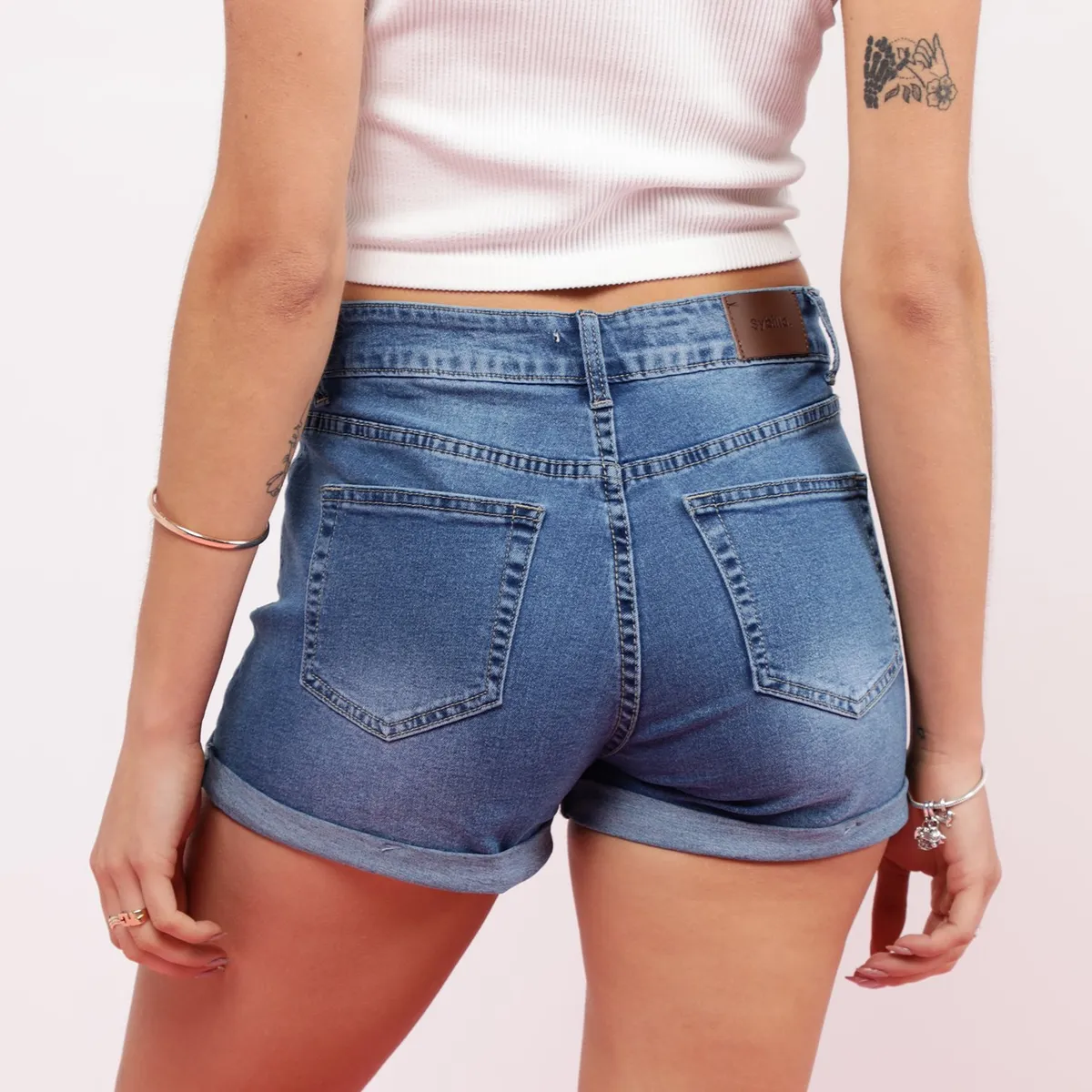 SYBILLA - Short Denim Mujer Sybilla