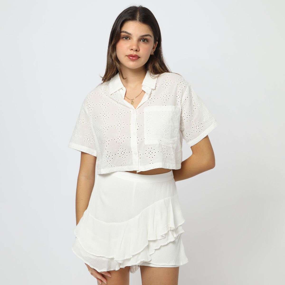 SYBILLA - Blusa 100% Algodón Mujer Sybilla