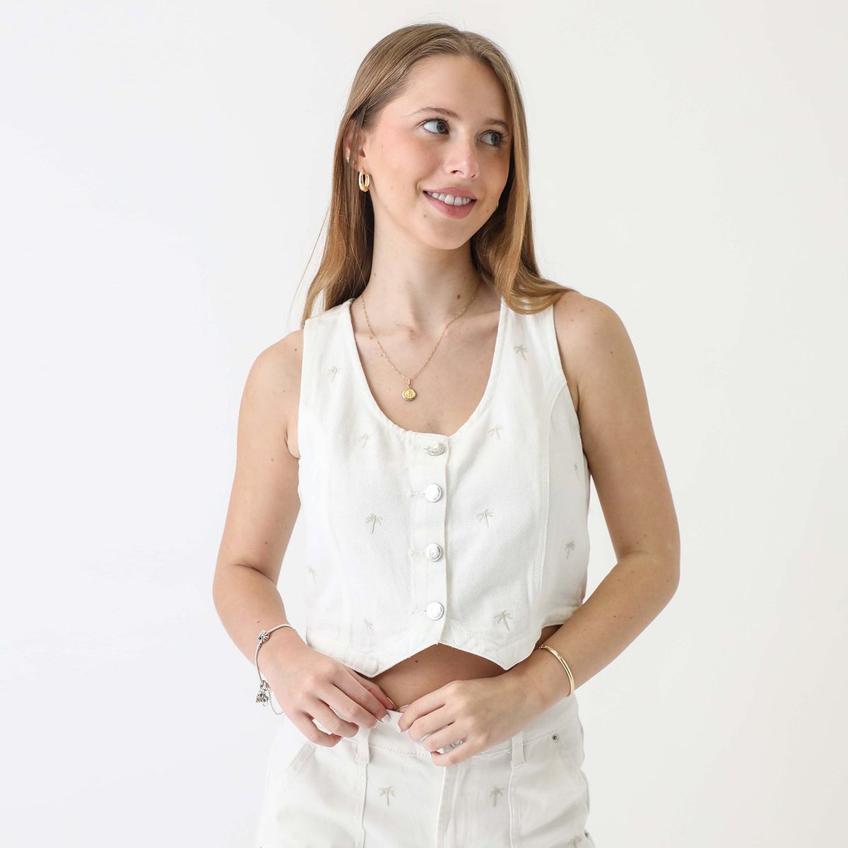 SYBILLA - Blusa 100% Algodón Mujer Sybilla