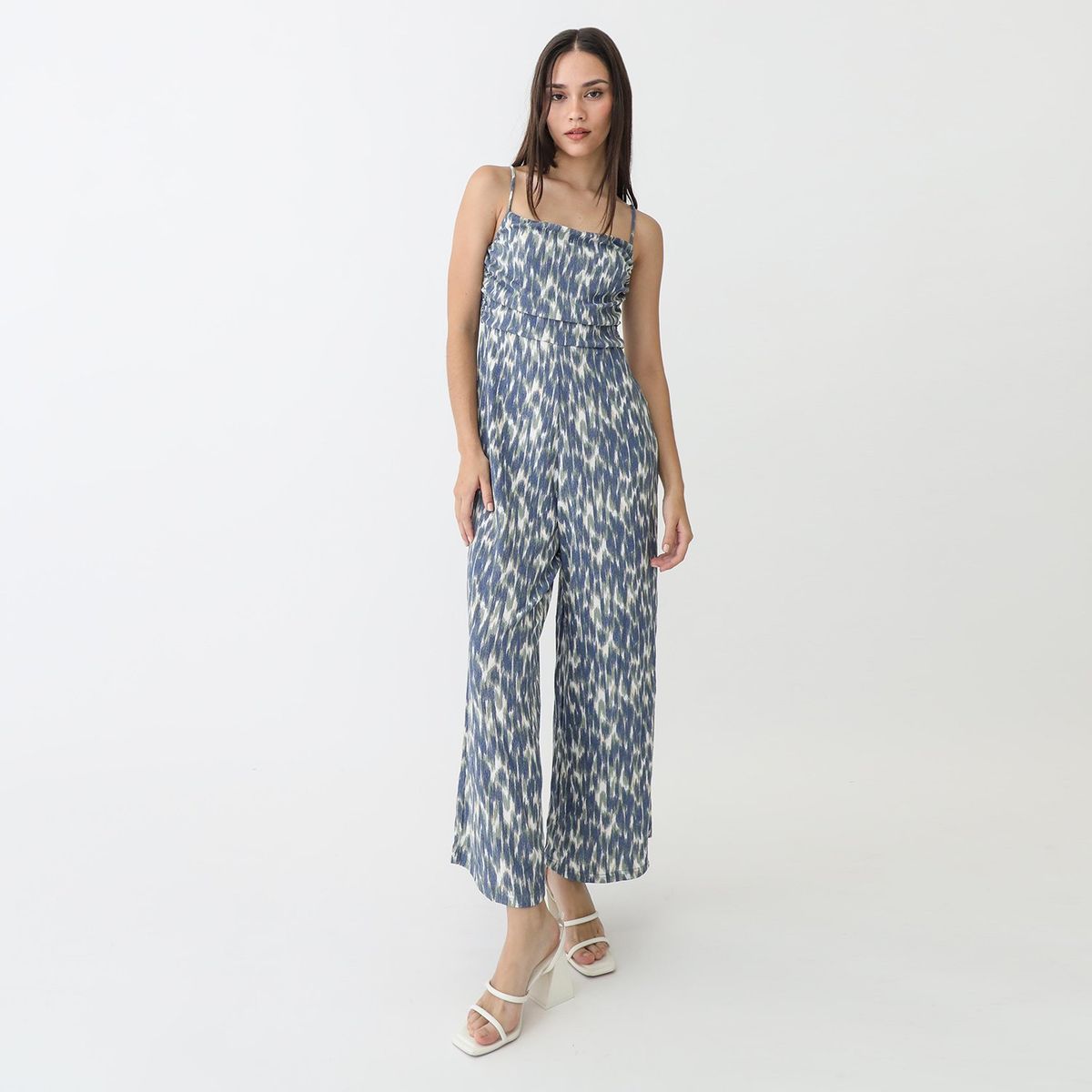 SYBILLA - Enterizo Sybilla Casual Estampado Tirantes