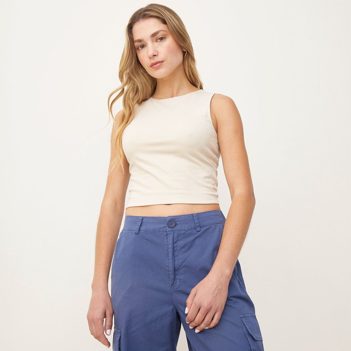 SYBILLA - Top Sybilla Manga Corta Algodón