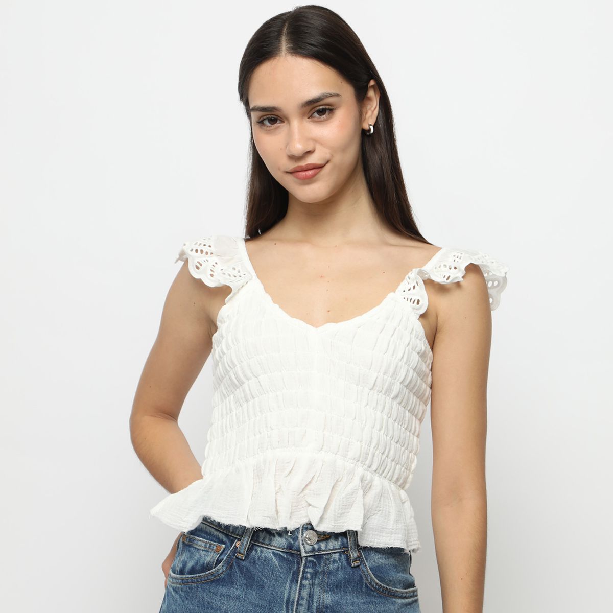 SYBILLA - Blusa 100% Algodón Mujer Sybilla