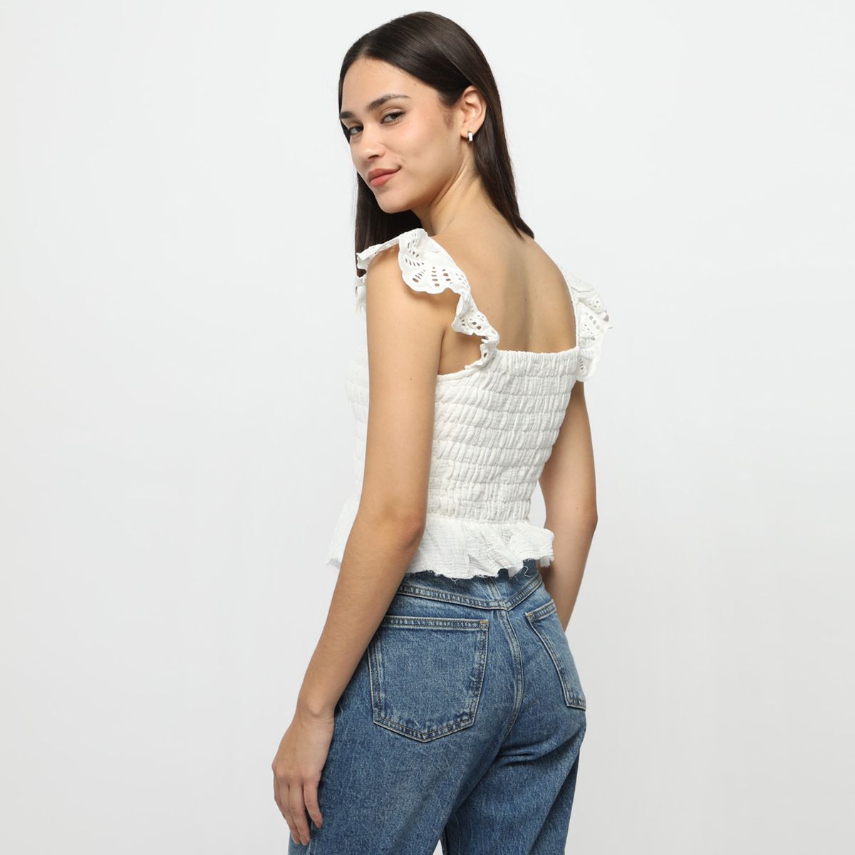 SYBILLA - Blusa 100% Algodón Mujer Sybilla