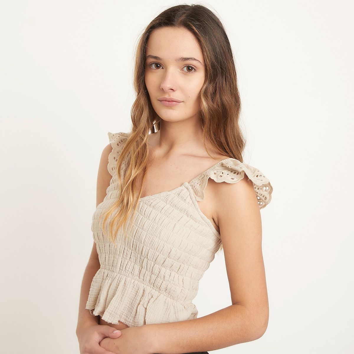 SYBILLA - Blusa 100% Algodón Mujer Sybilla