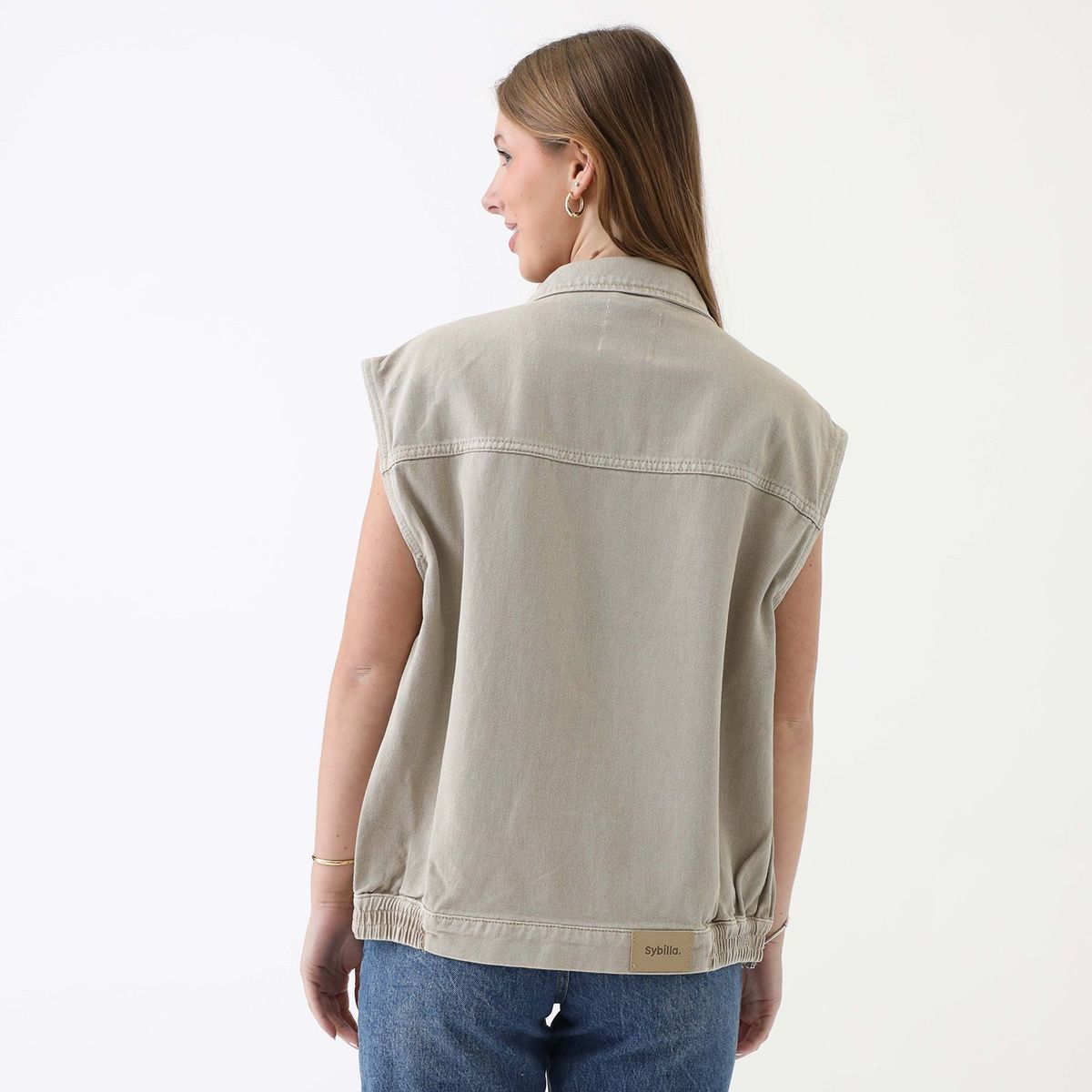 SYBILLA - Sobrecamisa 100% Algodón Mujer Sybilla