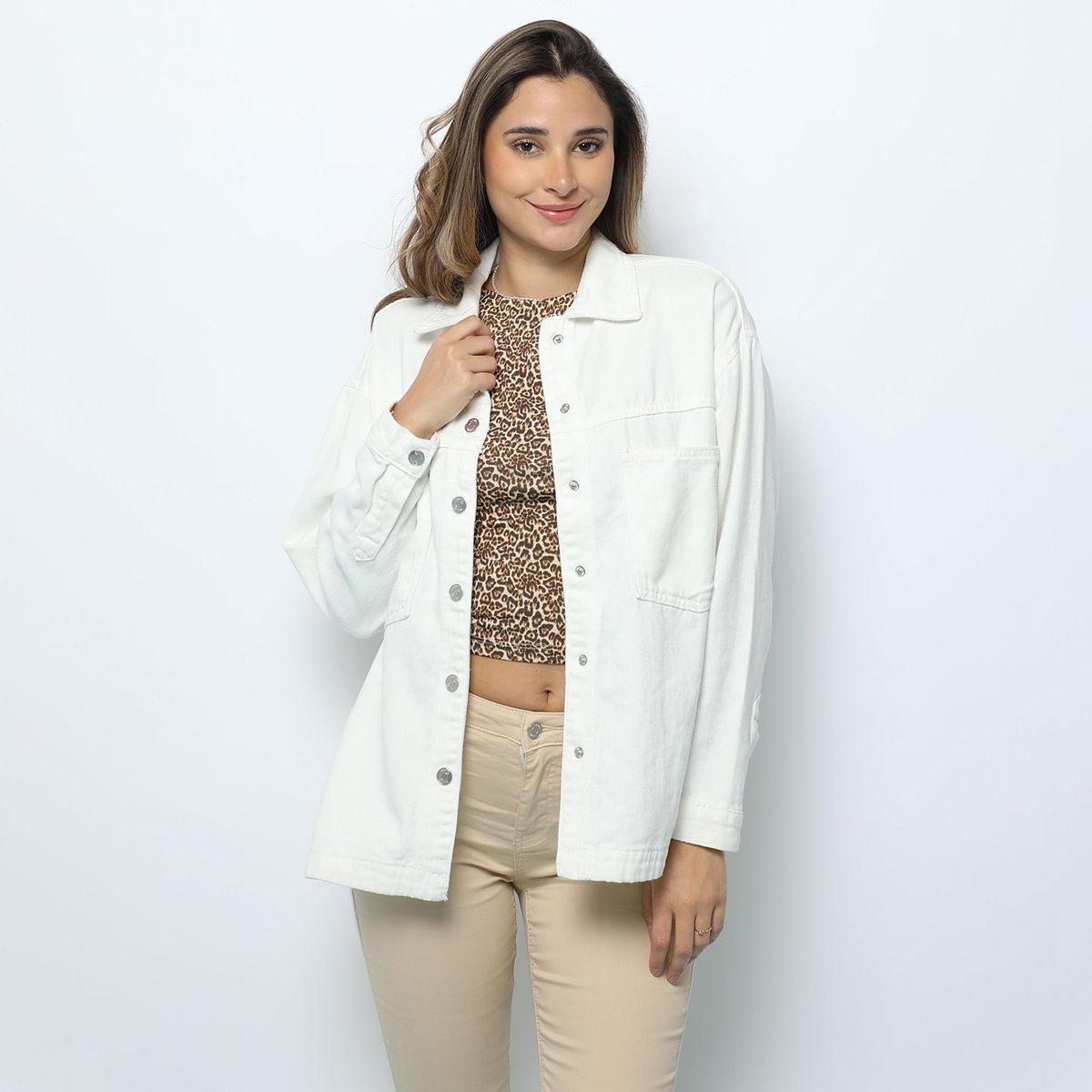 SYBILLA - Sobrecamisa 100% Algodón Mujer Sybilla