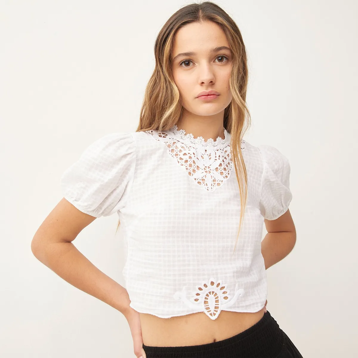 SYBILLA - Blusa 100% Algodón Mujer Sybilla