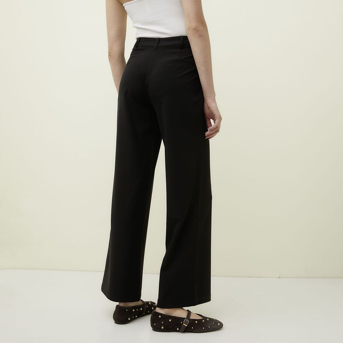 SYBILLA - Pantalón Recto Casual Mujer Sybilla