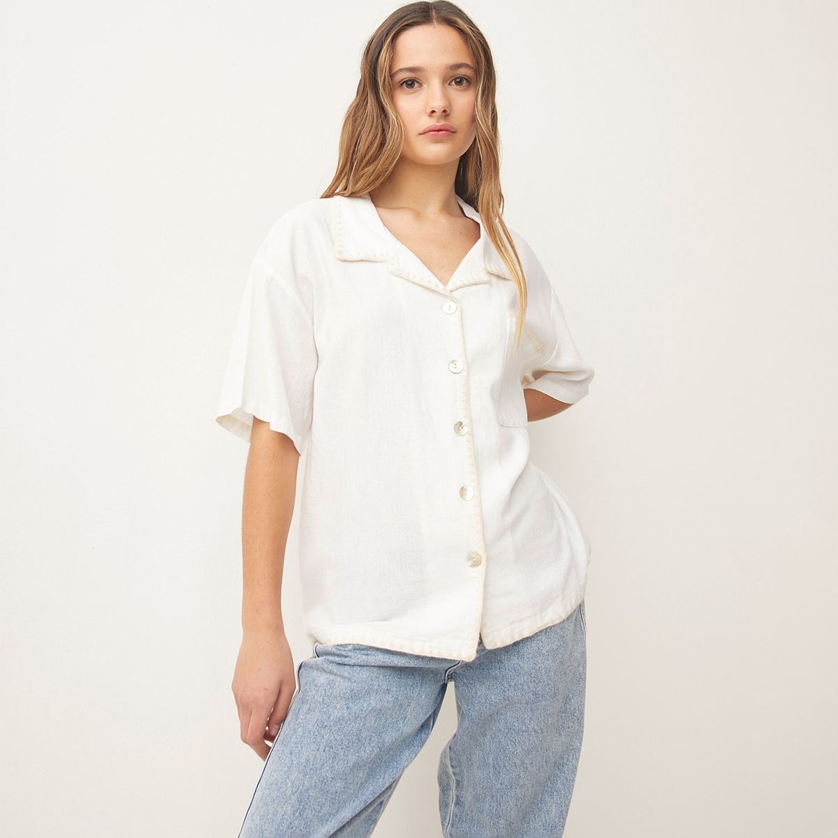 SYBILLA - Blusa Manga Corta Mujer Sybilla