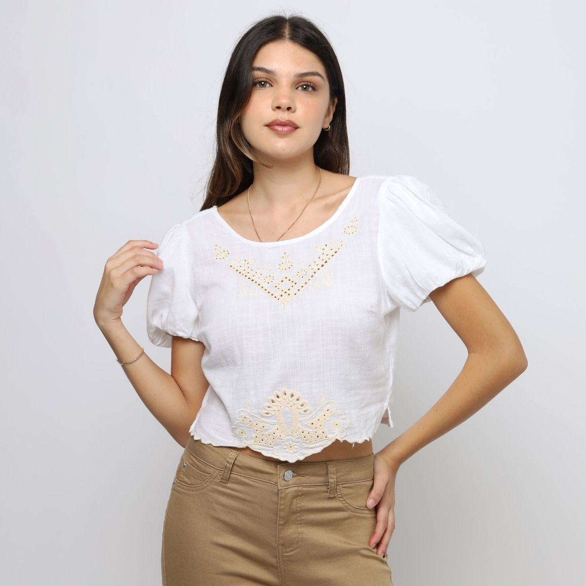 SYBILLA - Blusa Algodón Mujer Sybilla