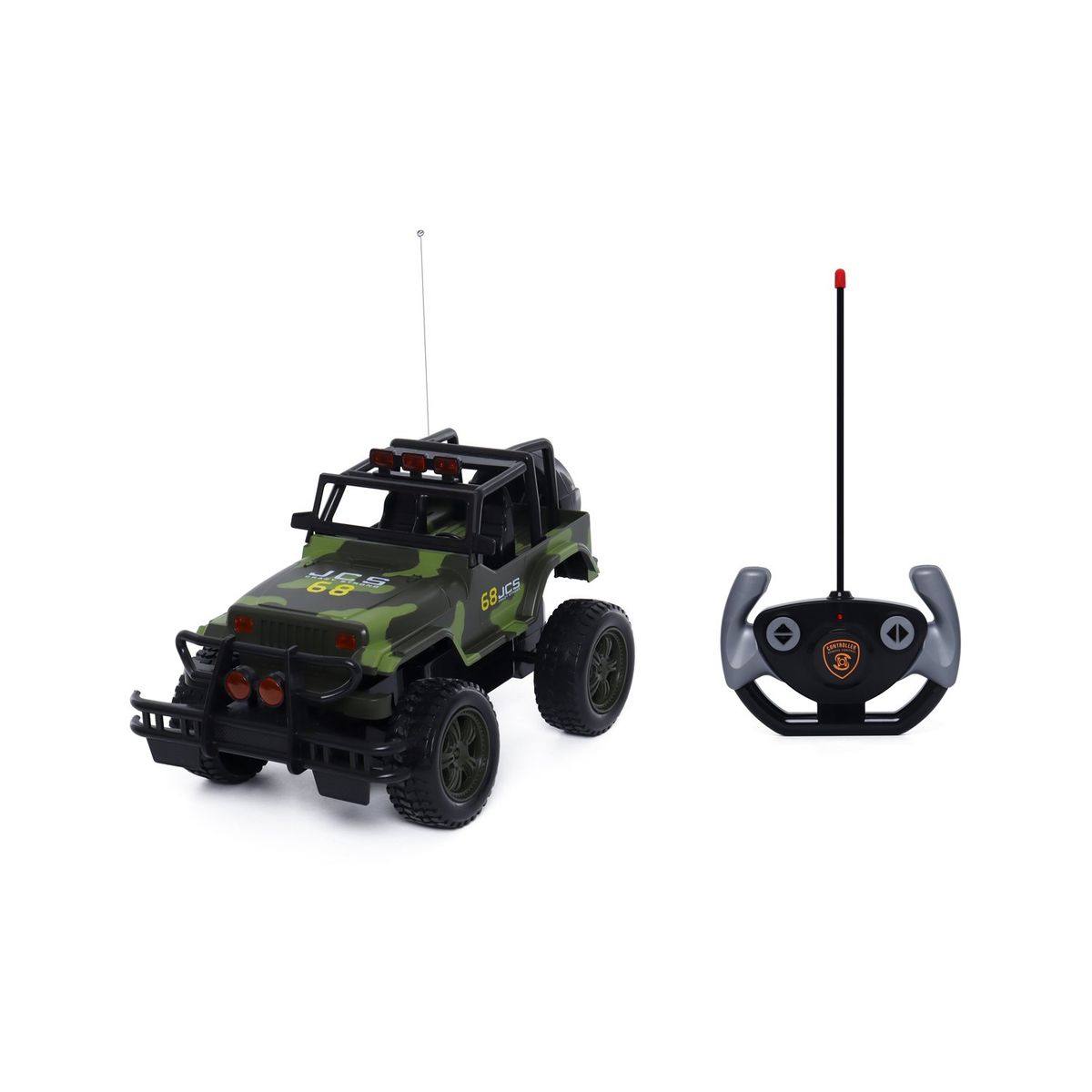 MOTOR EXTREME - Juguete Carro Control Remoto Camioneta Todo Terreno 1:12 Verde