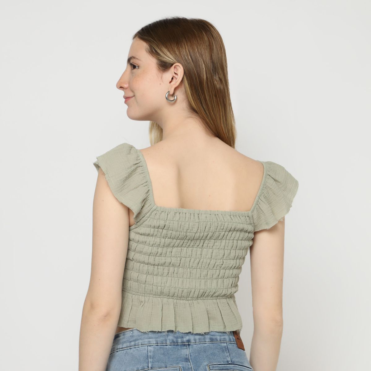 DOO AUSTRALIA - Blusa Manga Corta 100% Algodón Mujer Doo Australia