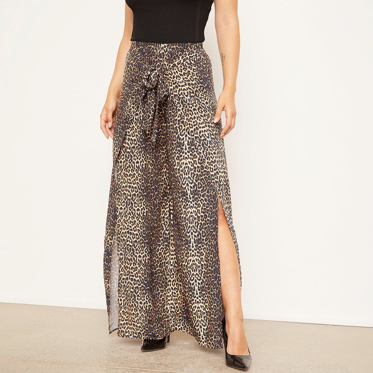 MOSSIMO - Pantalón Palazzo Mujer Mossimo