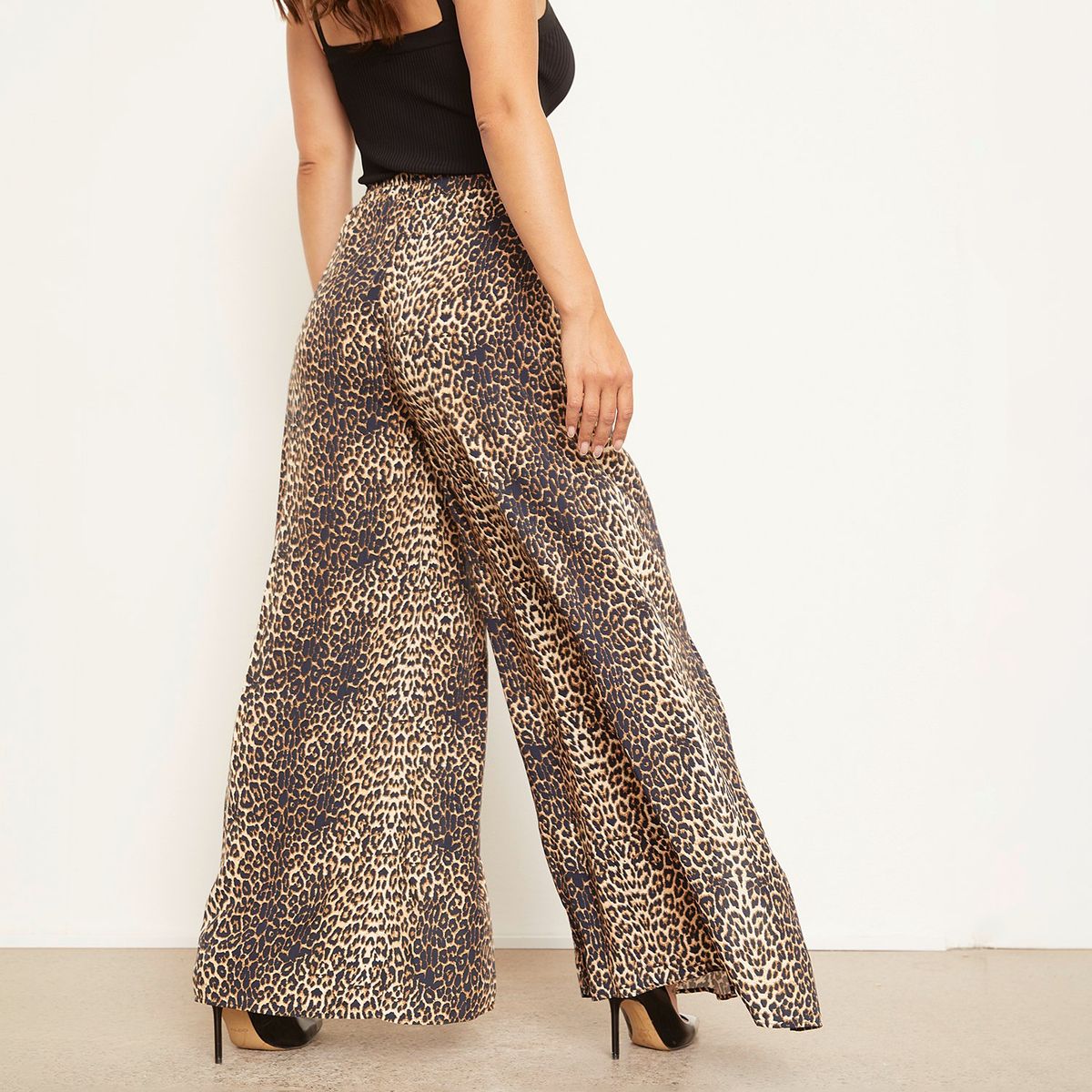 MOSSIMO - Pantalón Palazzo Mujer Mossimo