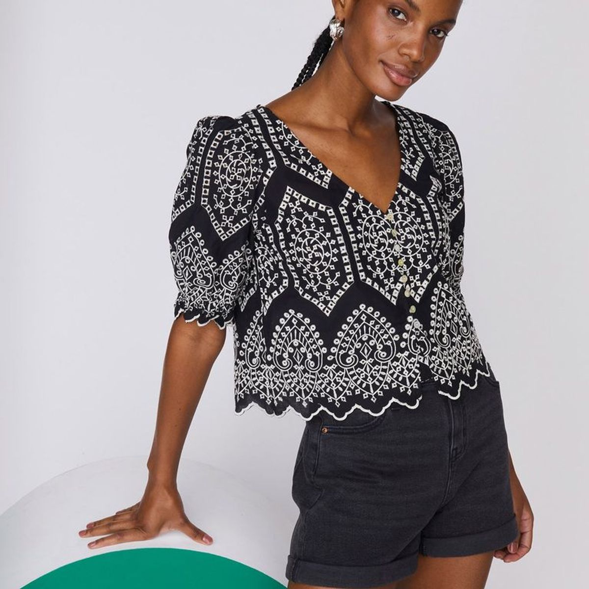 BASEMENT - Short Basement Mujer Algodón