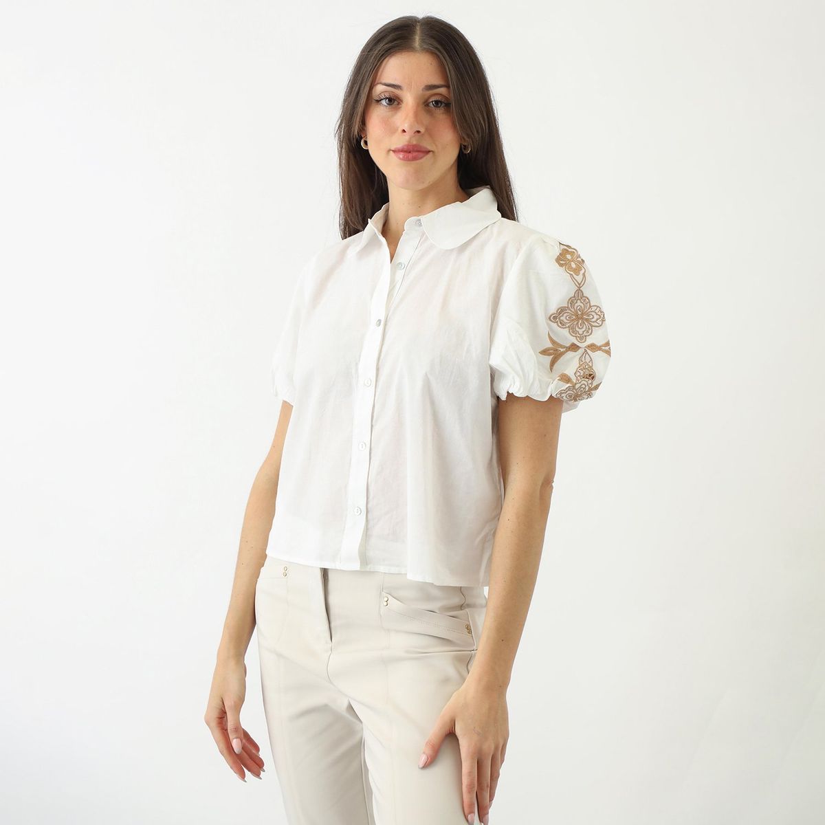 BASEMENT - Blusa 100% Algodón Mujer Basement