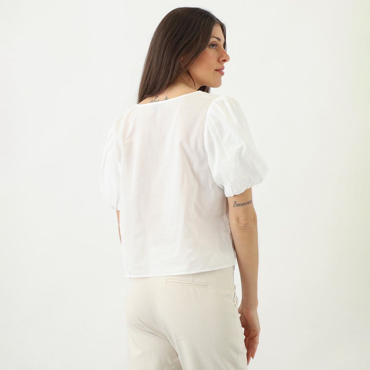 BASEMENT - Blusa 100% Algodón Mujer Basement
