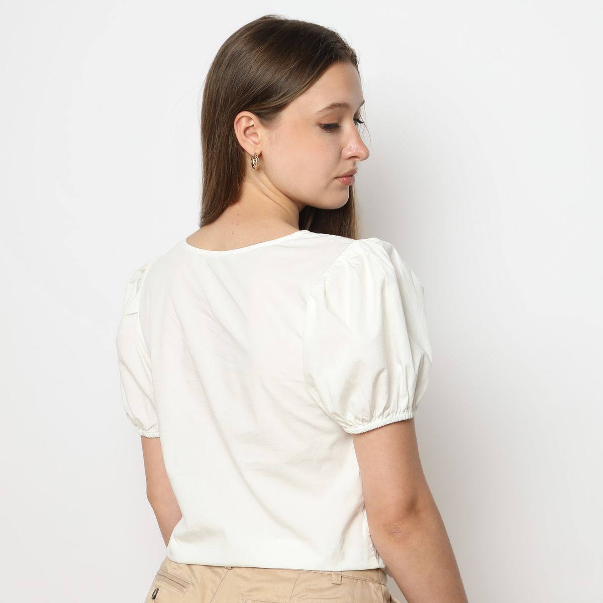 BASEMENT - Blusa Casual 100% Algodón Mujer Basement