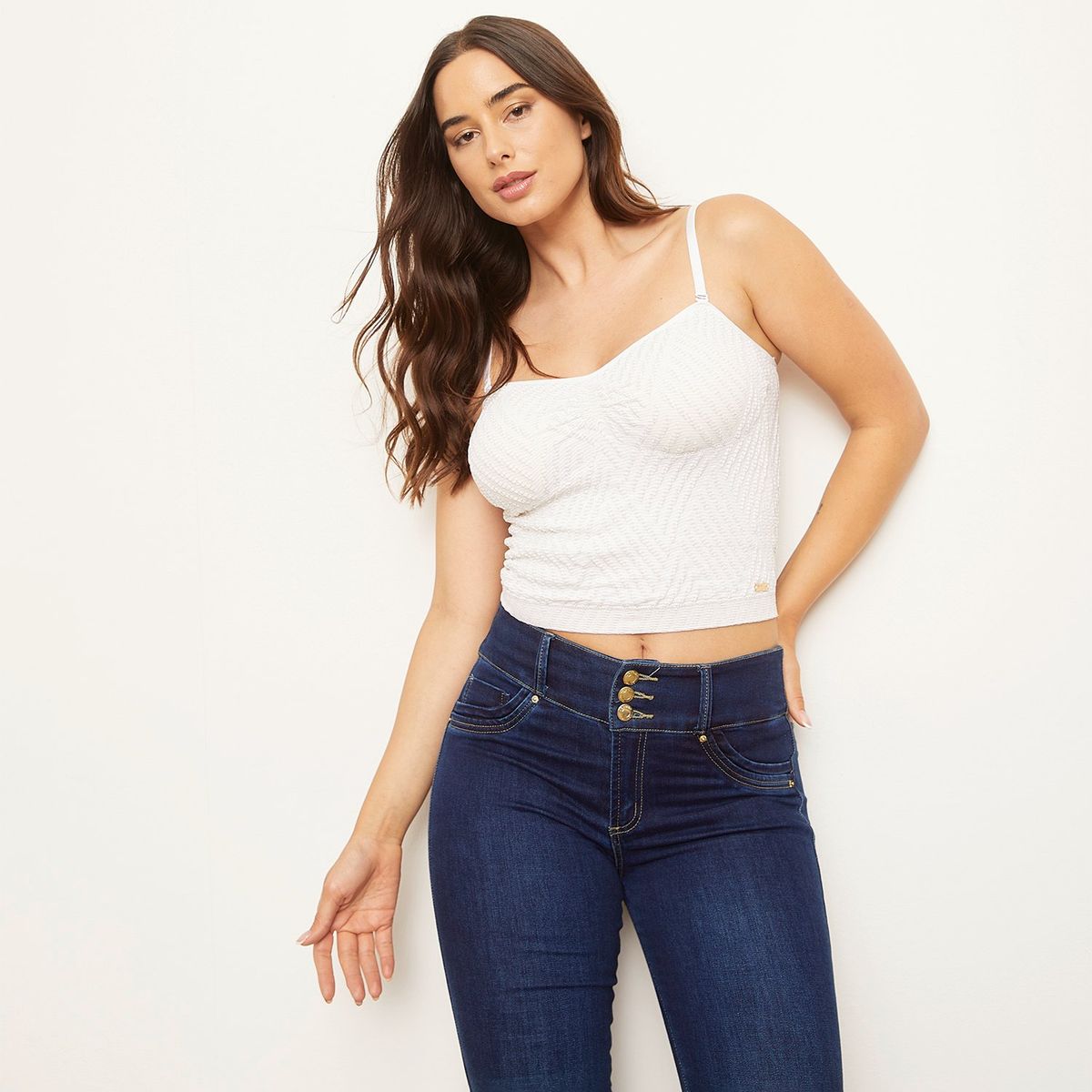 MOSSIMO - Top Sin Mangas Casual Mujer Mossimo