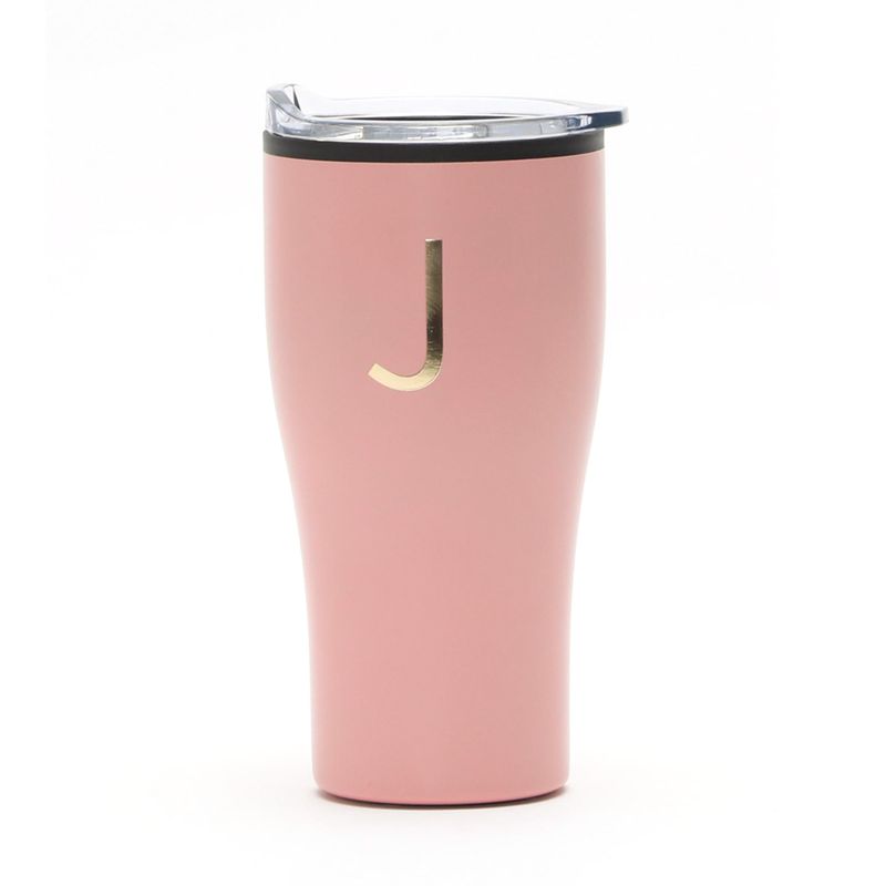 ROBERTA ALLEN - Termo Café Rosado Letra J Roberta Allen