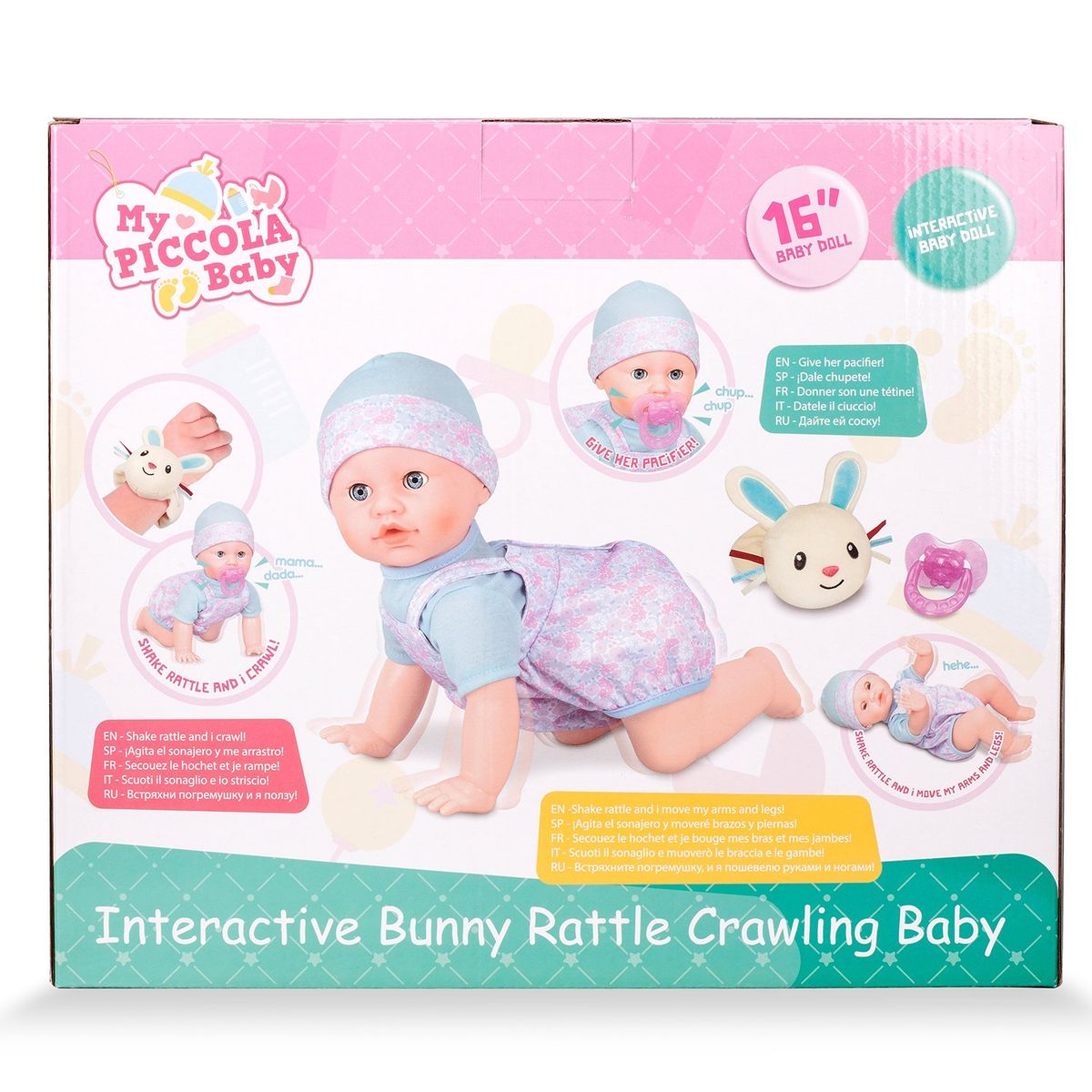 PICCOLA BABY - Muñeca Gateadora Piccola Baby