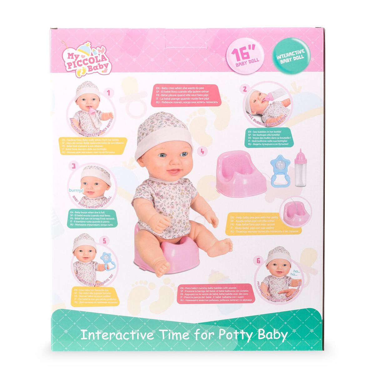 PICCOLA BABY - Muneca  Hace Pipi