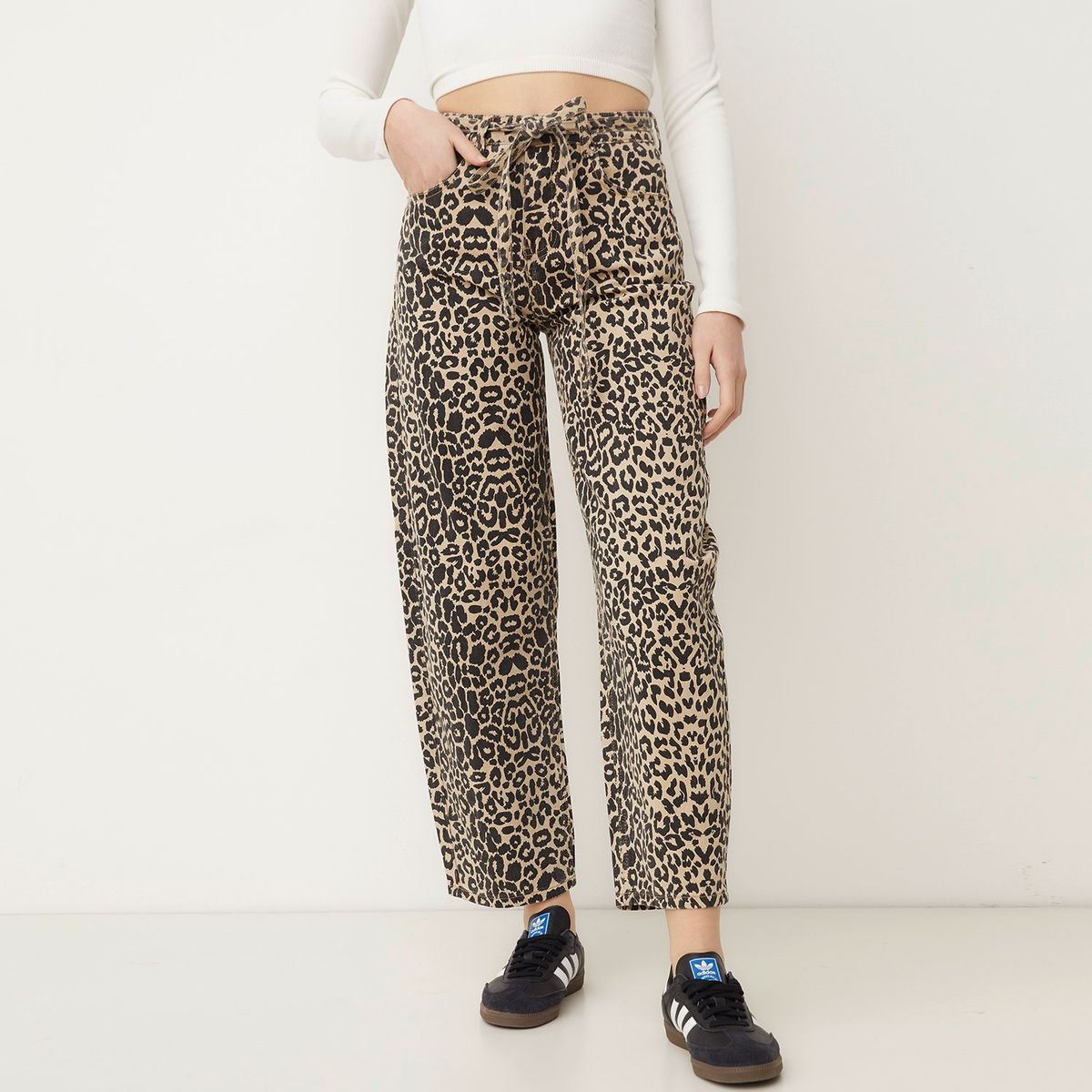 SYBILLA - Jean Balloon Algodón Mujer