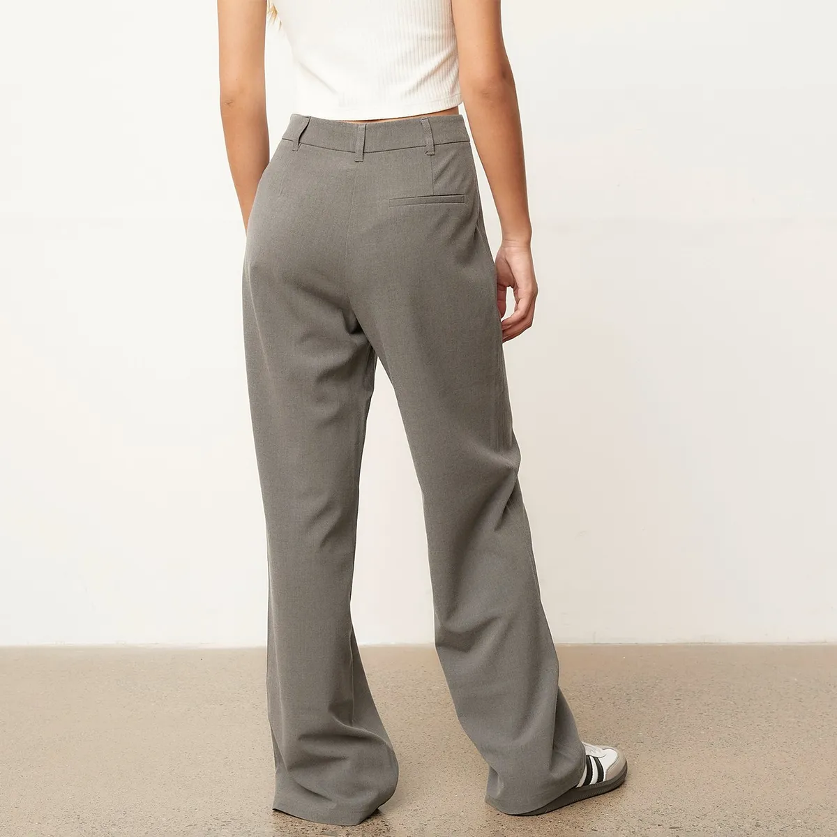 SYBILLA - Pantalón Recto Casual Mujer Sybilla