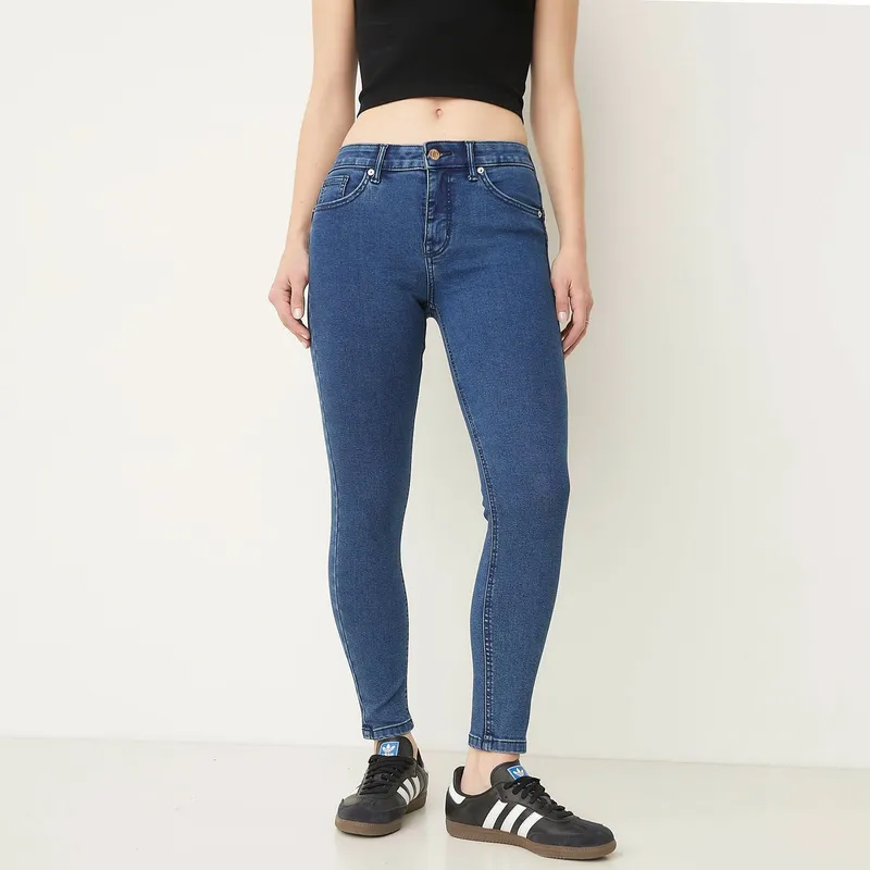 SYBILLA - Jean Skinny Tiro Medio Mujer Sybilla