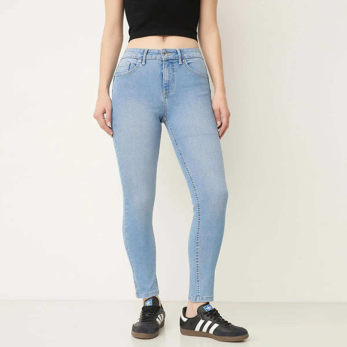 SYBILLA - Jean Skinny Tiro Alto Mujer Sybilla.