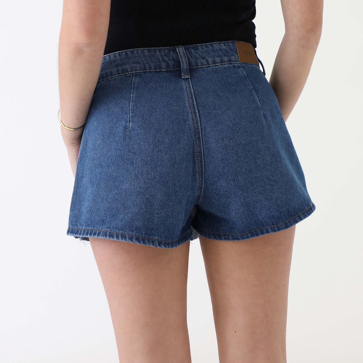 SYBILLA - Falda Short Sybilla 100% Algodón Midi