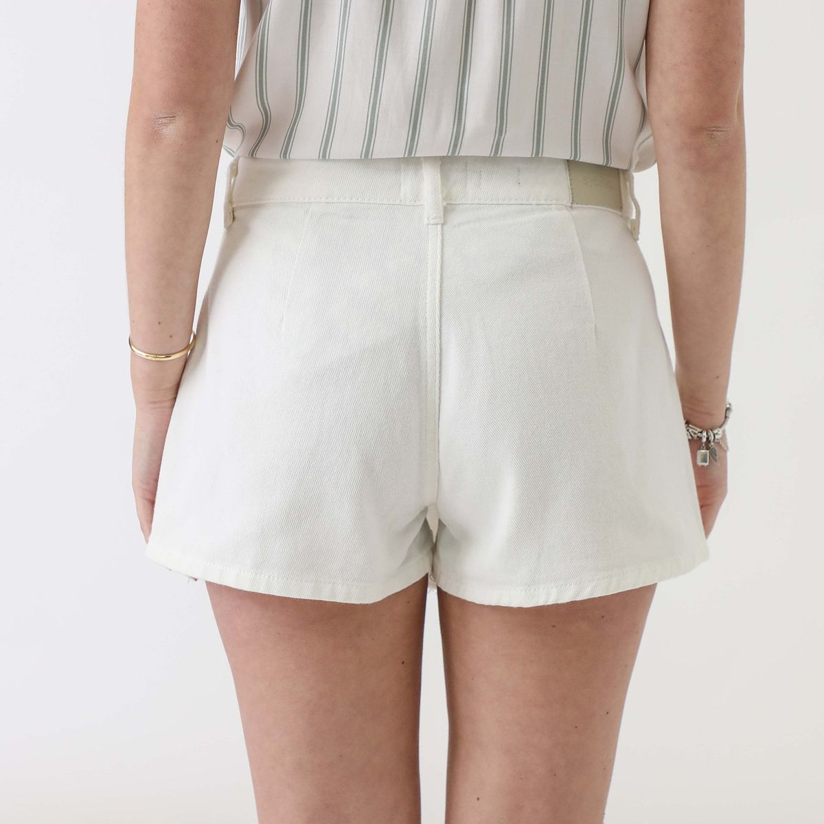 SYBILLA - Falda Short Sybilla 100% Algodón Midi