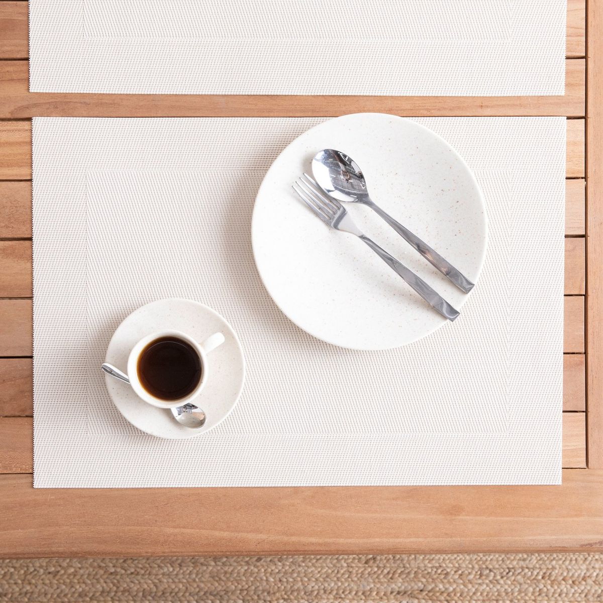 BASEMENT HOME - Set X4 Individuales Basket Café