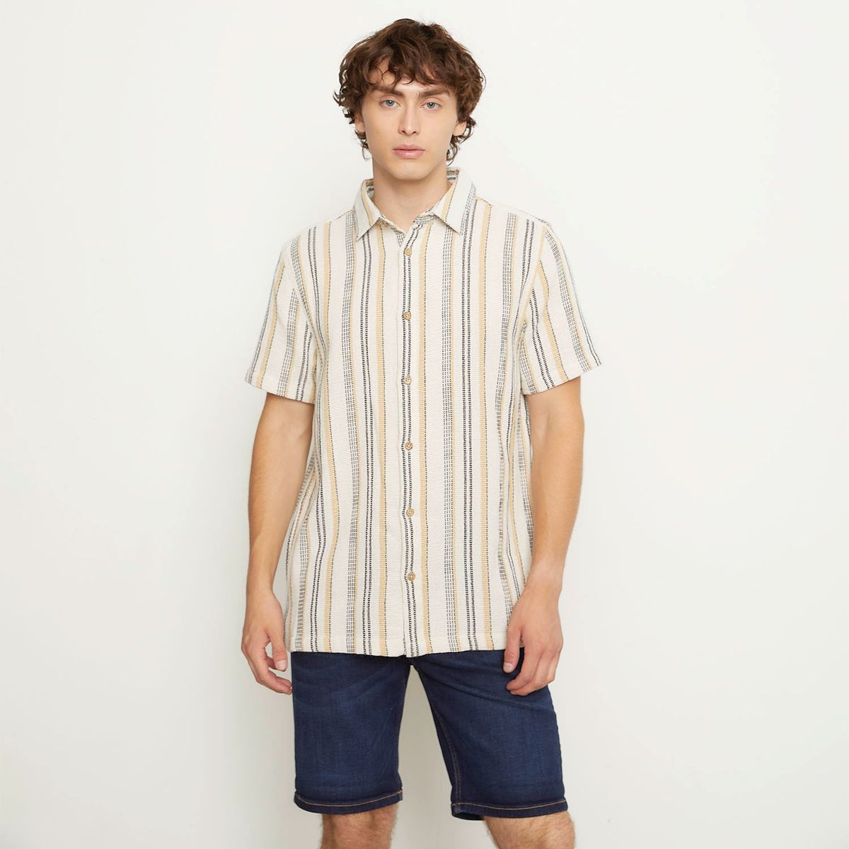 BEARCLIFF - Camisa Algodón Hombre Bearcliff
