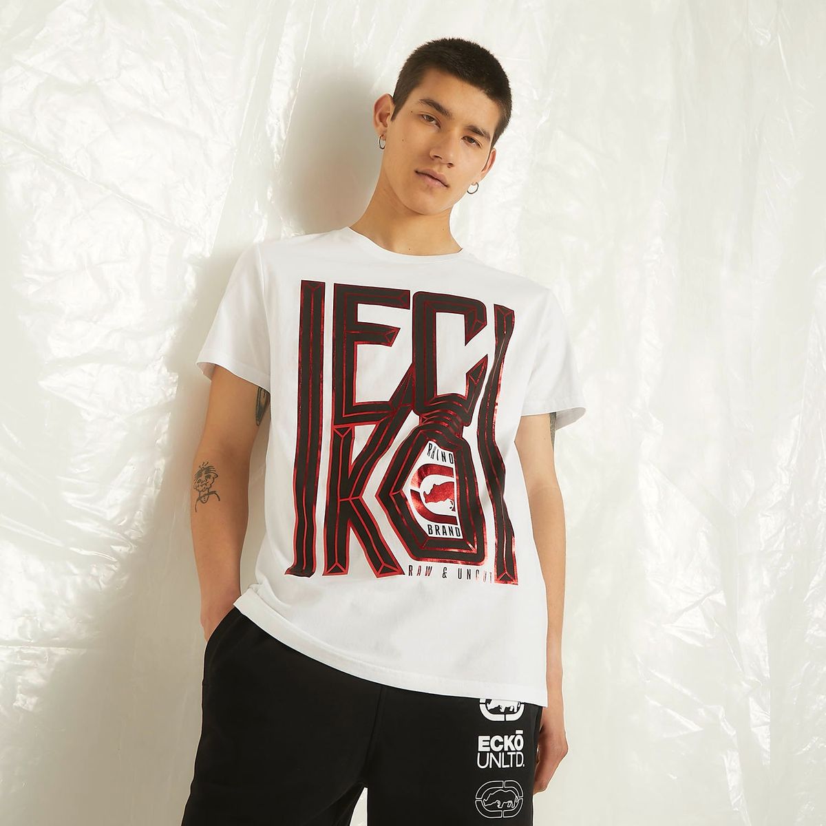 ECKO - Polo Ecko 100% Algodón Manga Corta