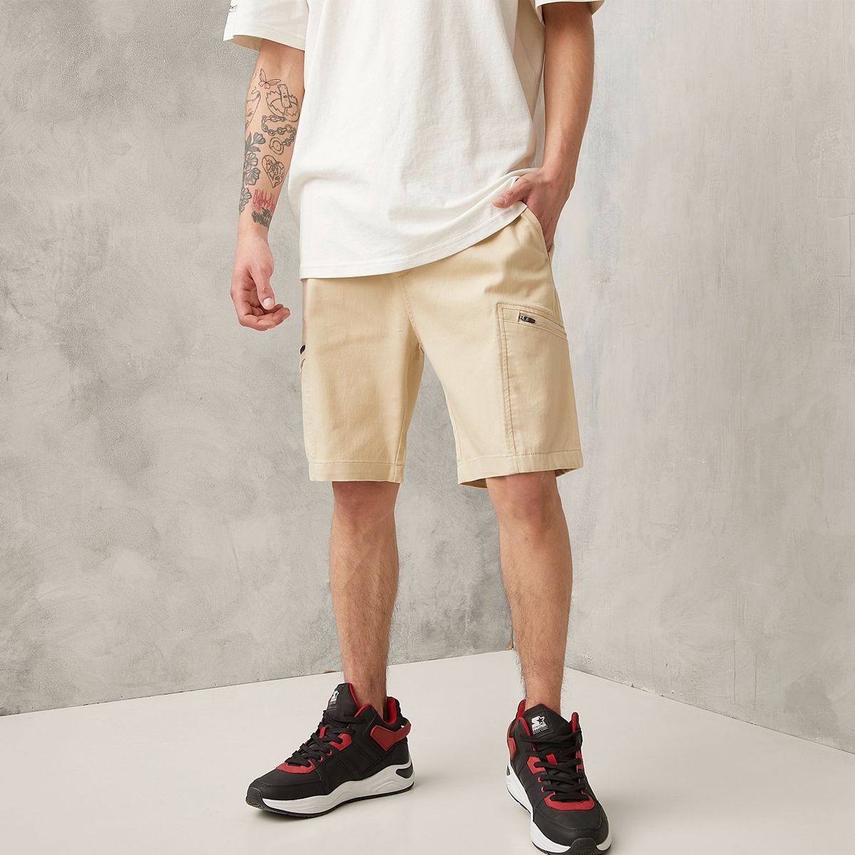 STARTER - Short Starter Algodón Con Bolsillos