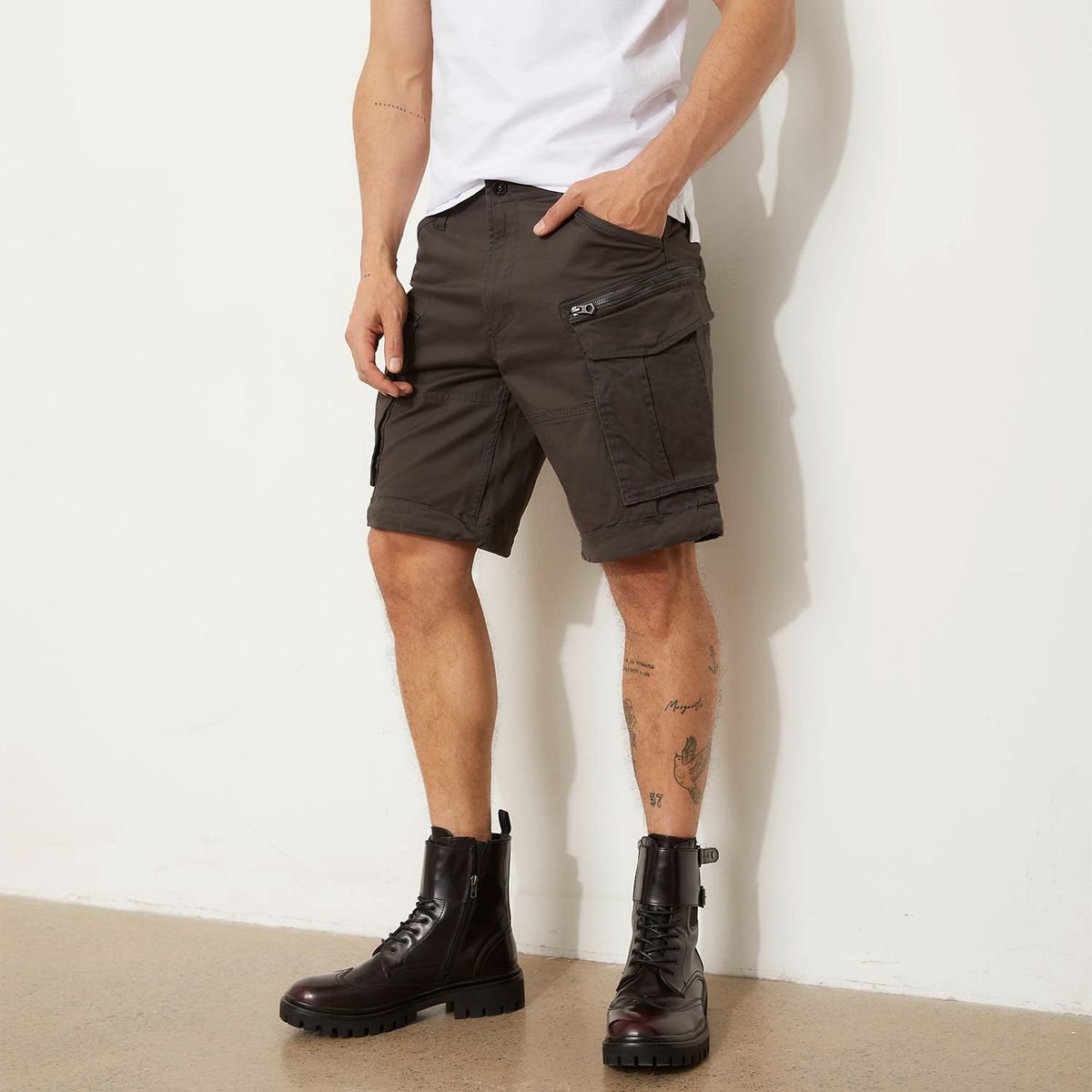 MOSSIMO - Short Mossimo Algodón Bolsillos Cierre