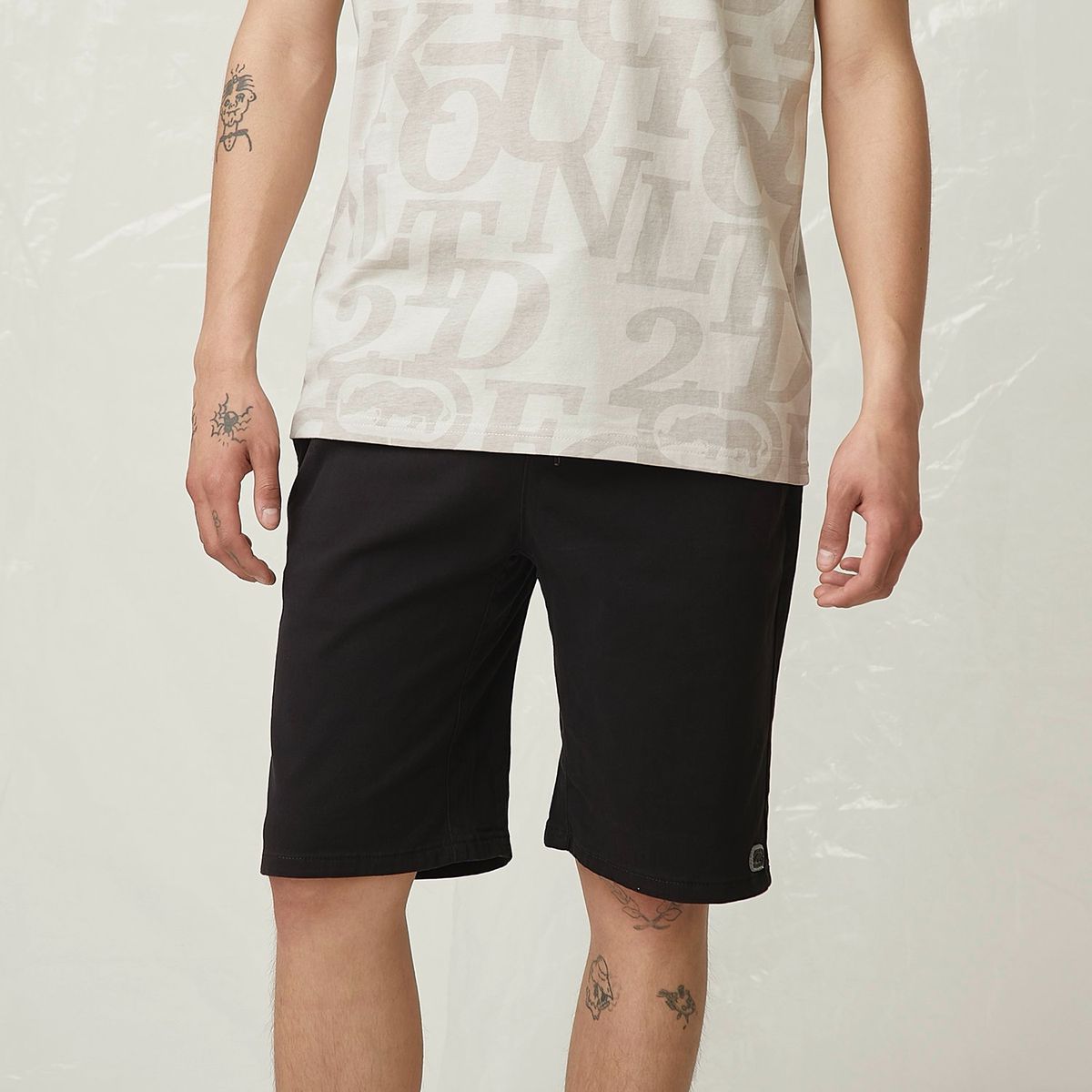 ECKO - Short Ecko Algodón Liso