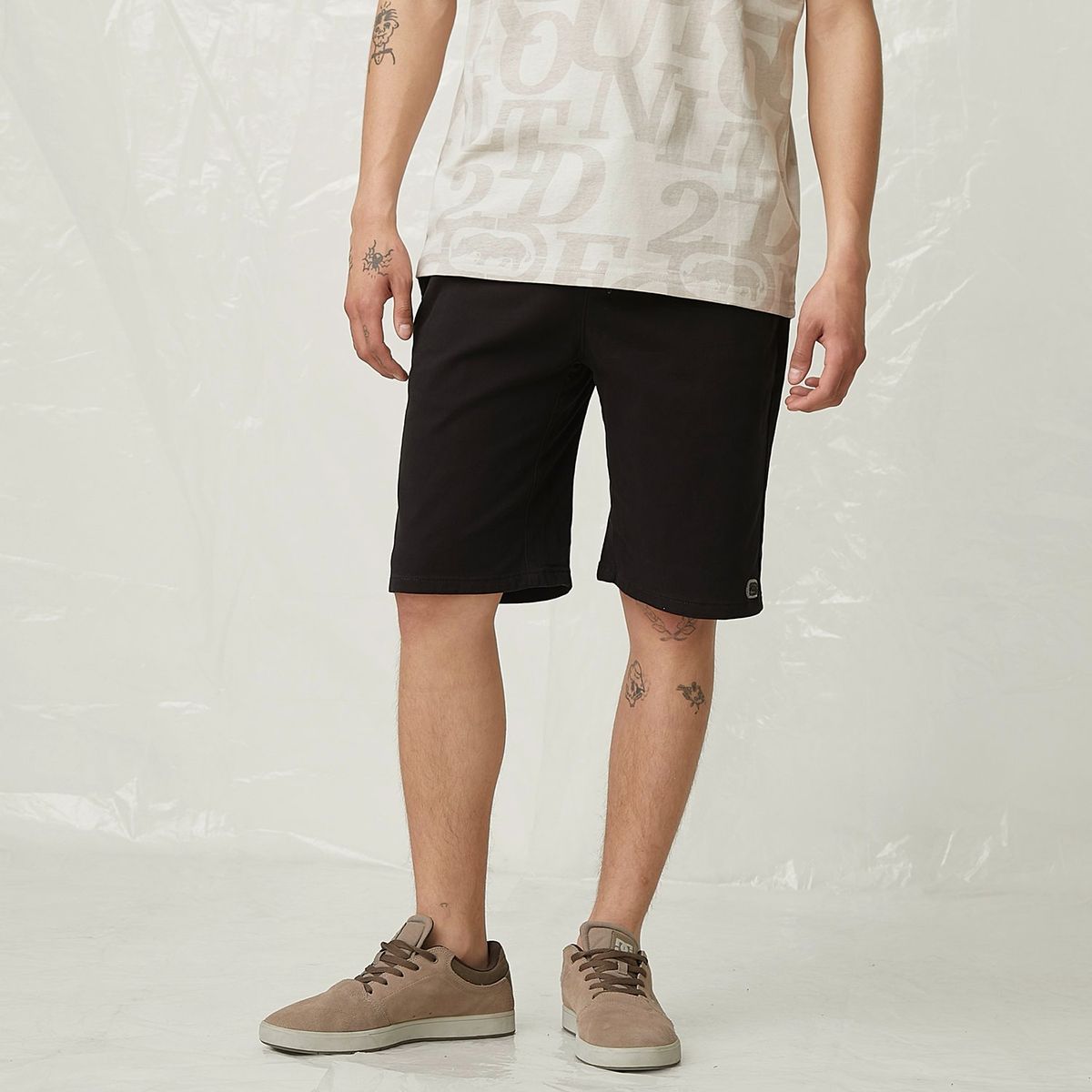 ECKO - Short Ecko Algodón Liso