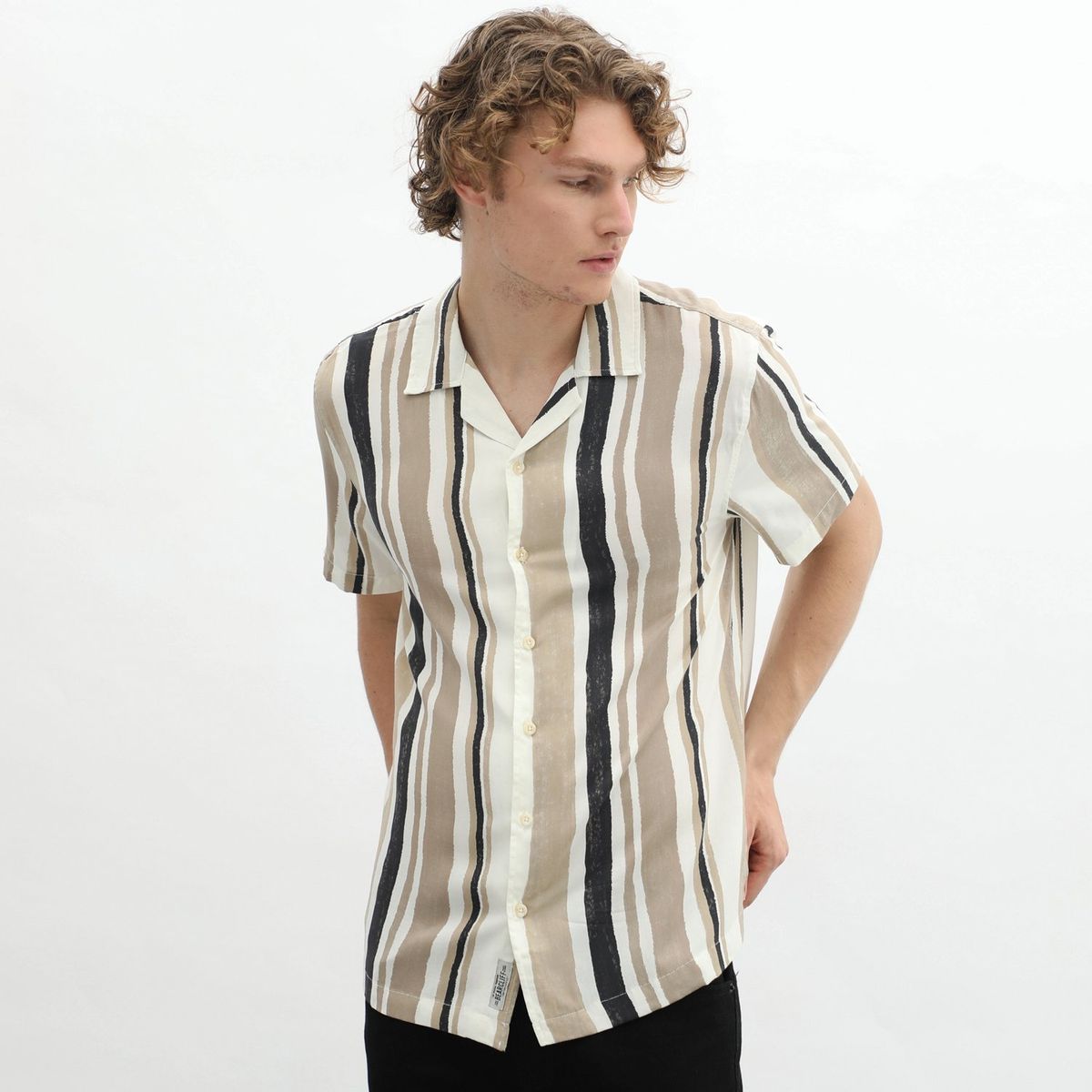 BEARCLIFF - Camisa Manga Corta Hombre Bearcliff