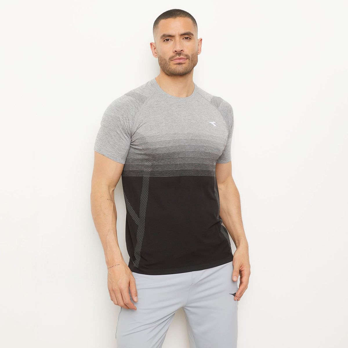 DIADORA - Camiseta Hombre Diadora Manga corta Running Trainning