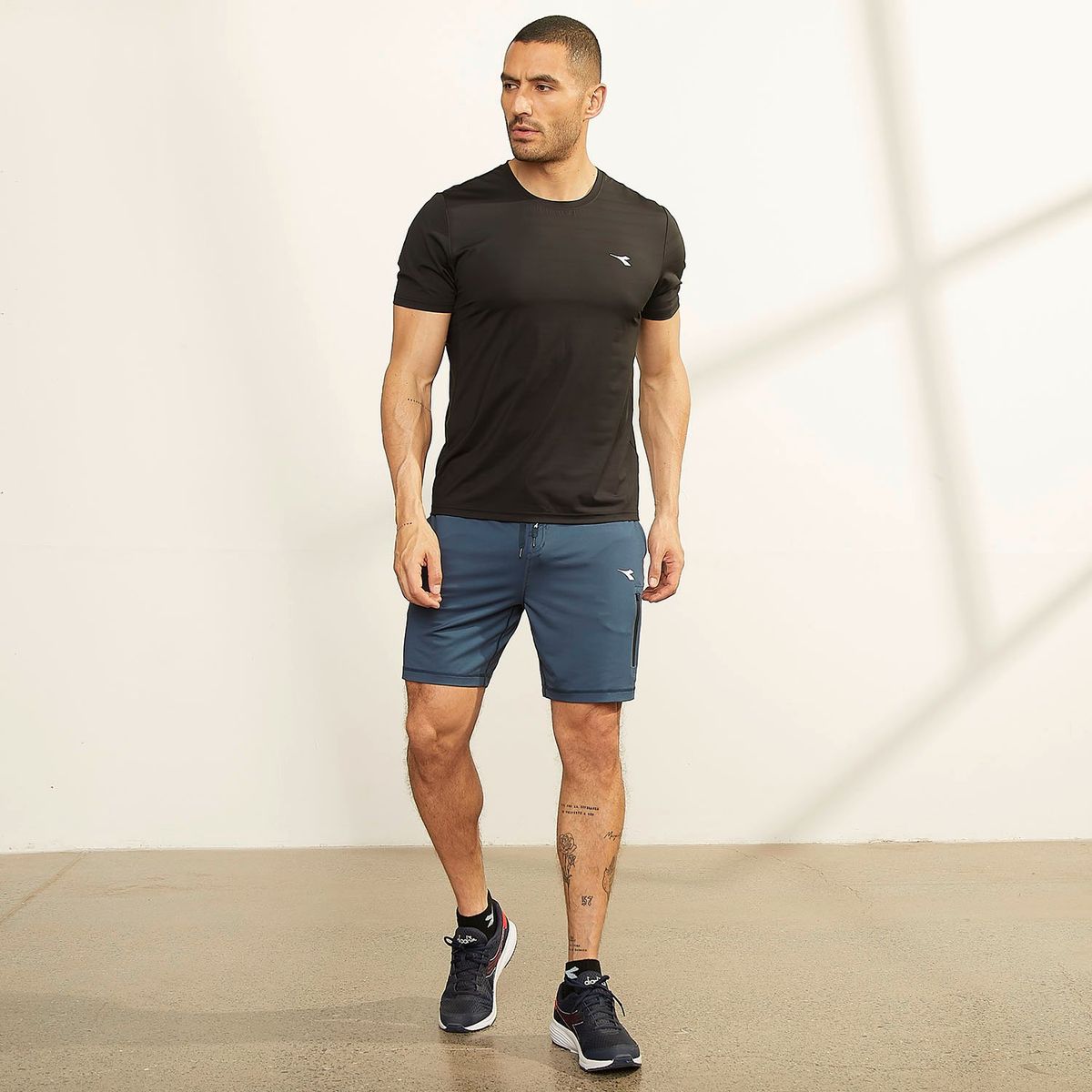 DIADORA - Short Deportivo Hombre Diadora