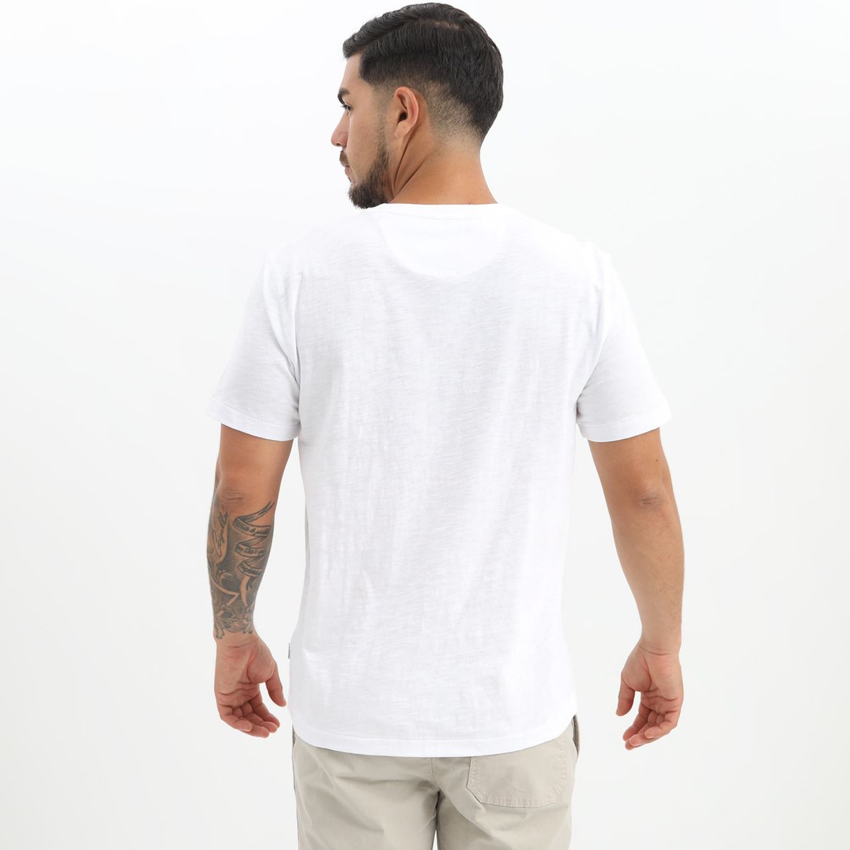 BASEMENT - Polo Basement 100% Algodón Manga Corta Cuello Con Botones