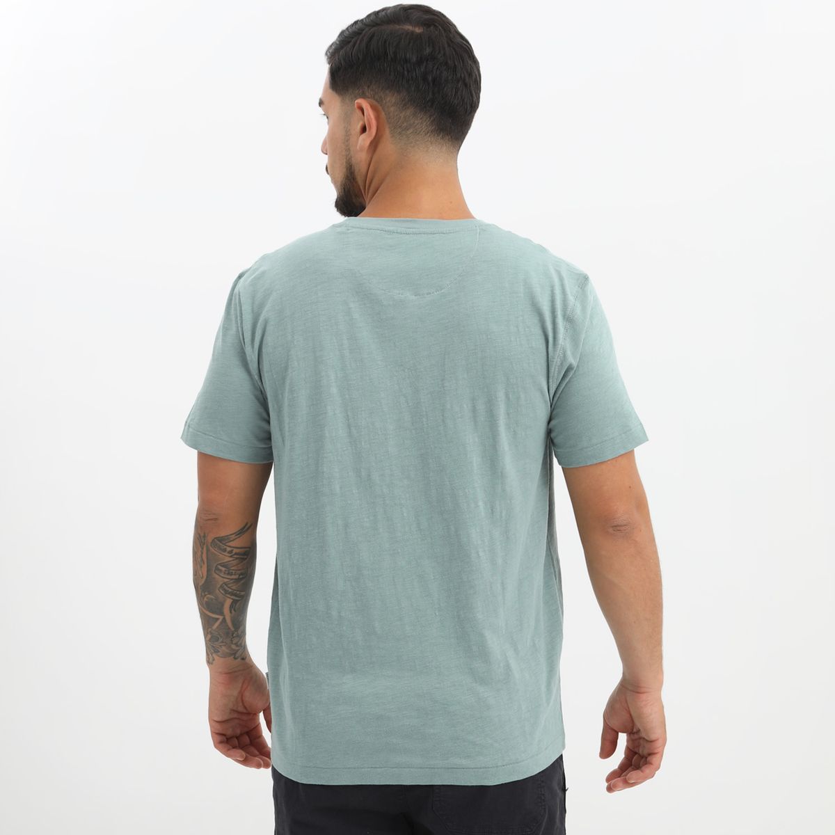 BASEMENT - Polo Basement 100% Algodón Manga Corta Cuello Con Botones