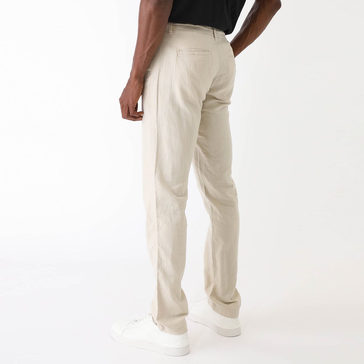 BASEMENT - Pantalón Lino Hombre Basement